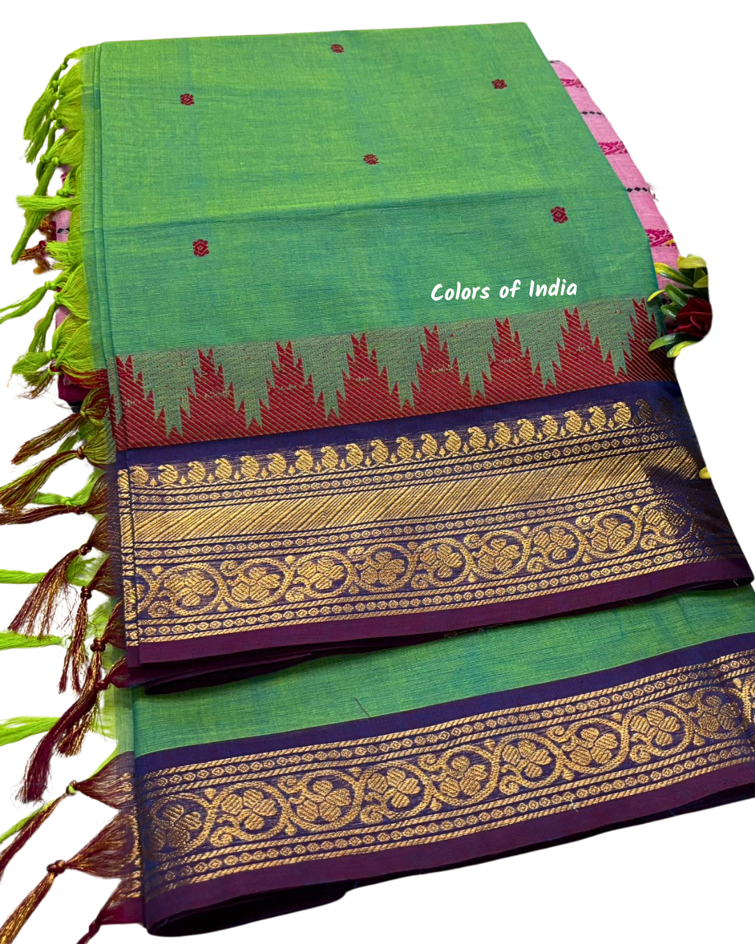 Kanchipuram Cotton Saree