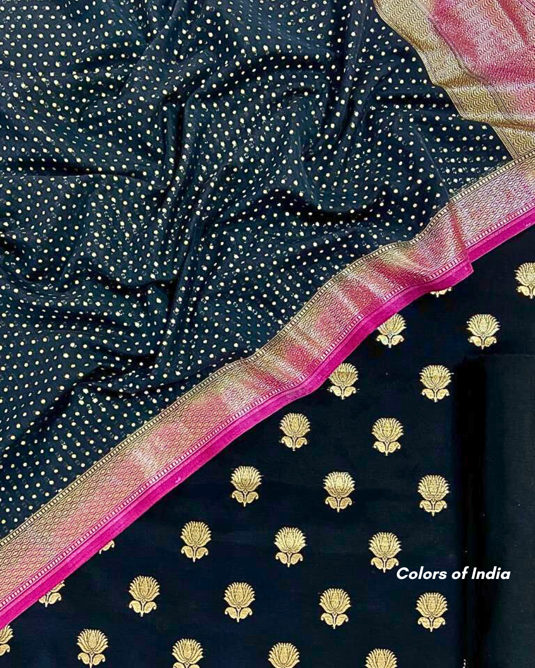 Black Party Wear Punjabi Suit / Black Salwar Suit Women / Party & Festive Wear Suit