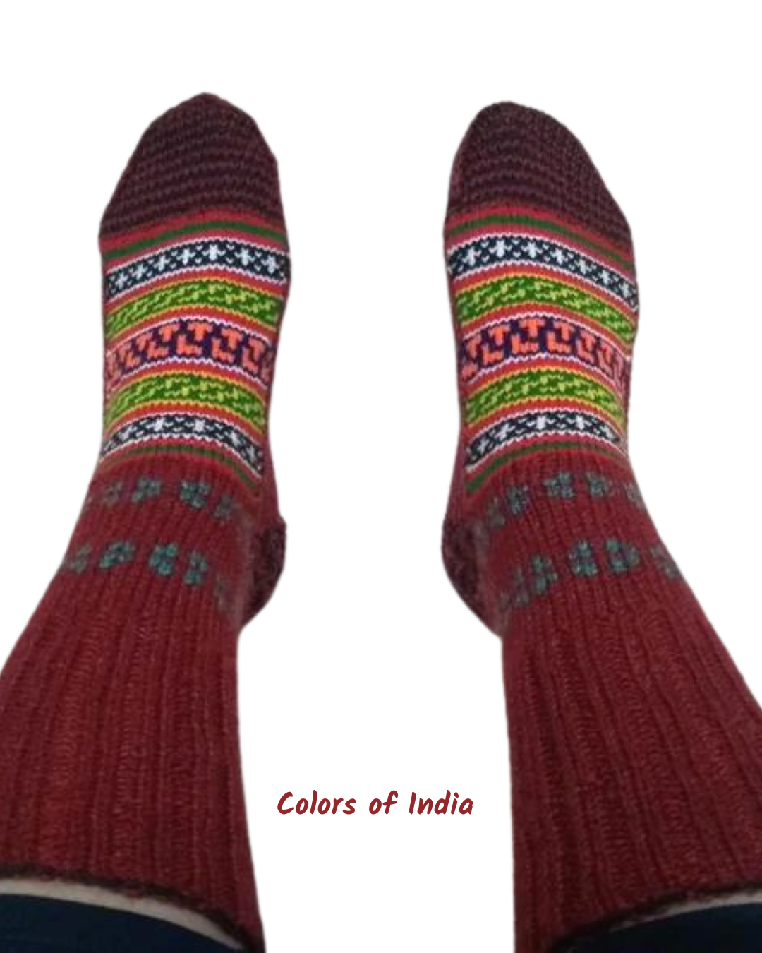 Ladies Handknitted Woollen Socks