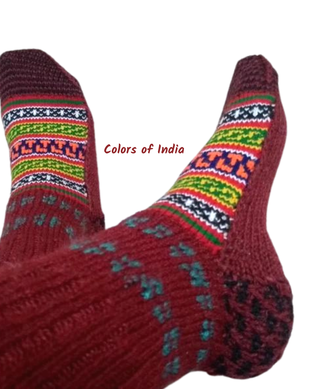 Ladies Handknitted Woollen Socks
