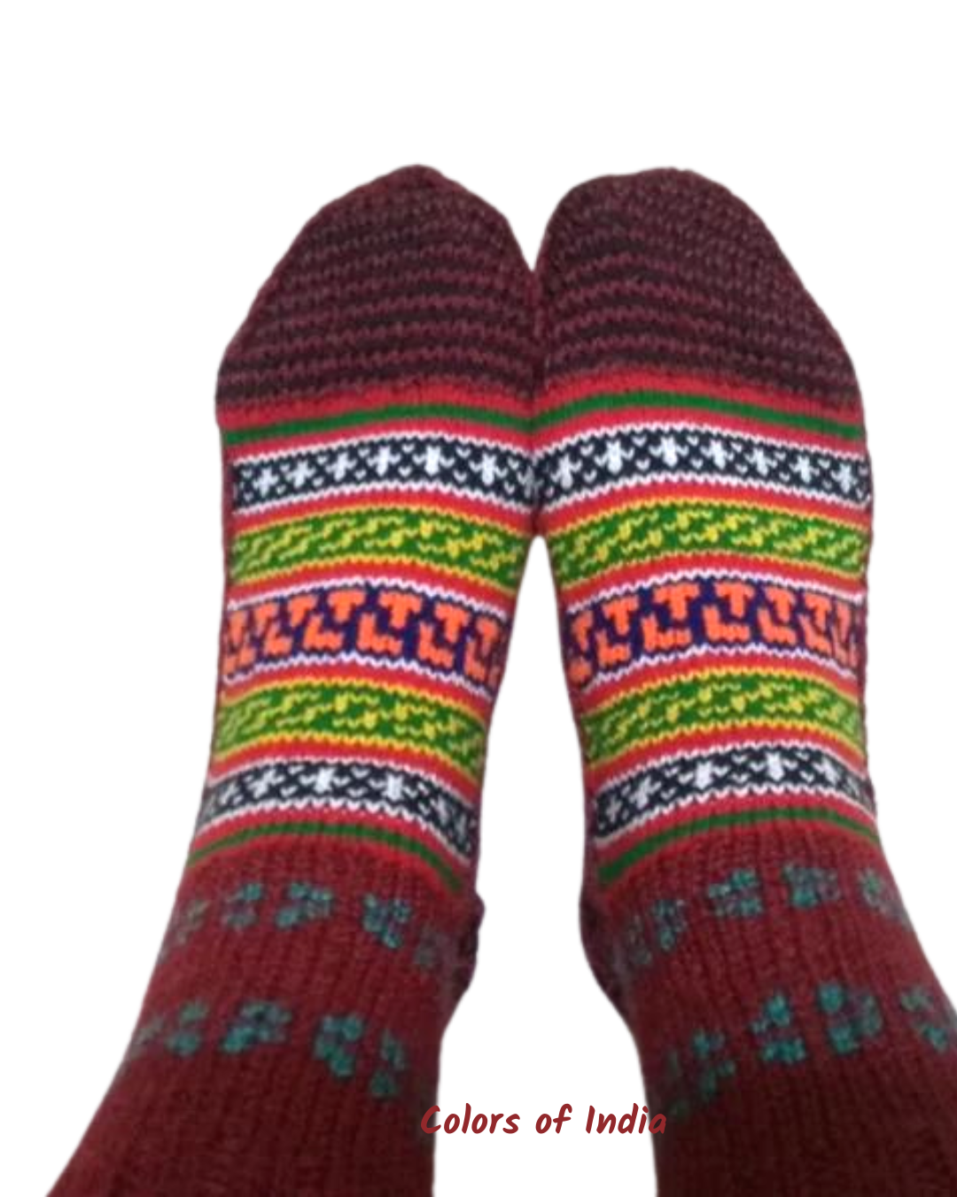 Ladies Handknitted Woollen Socks