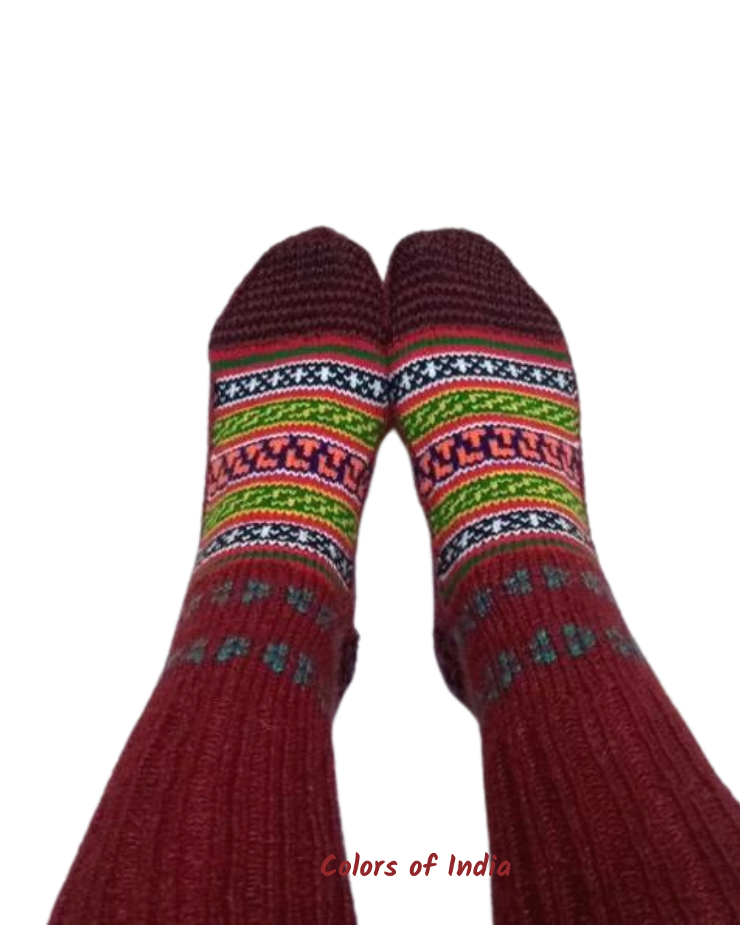 Ladies Handknitted Woollen Socks
