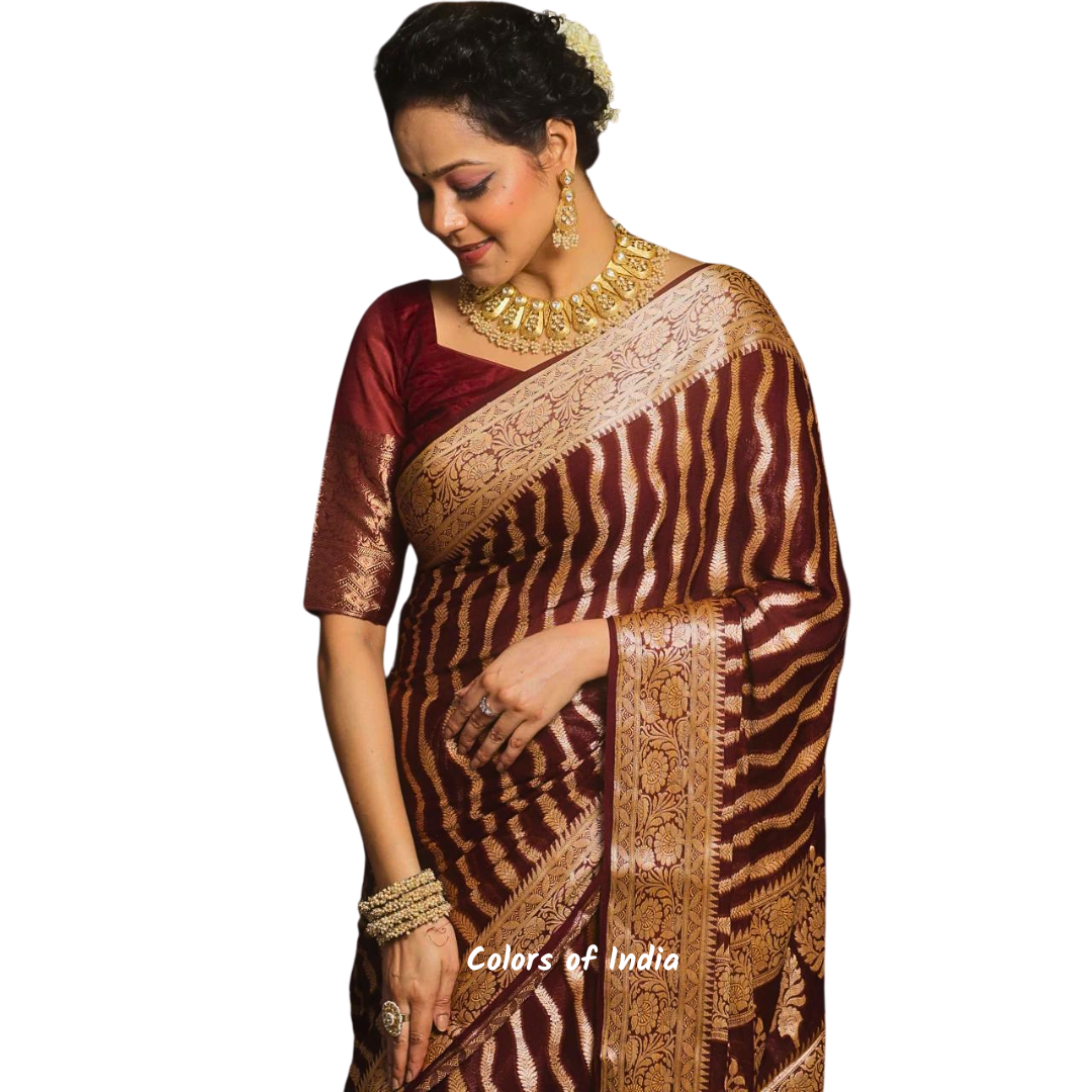 Elegant Banarasi Saree for Weddings