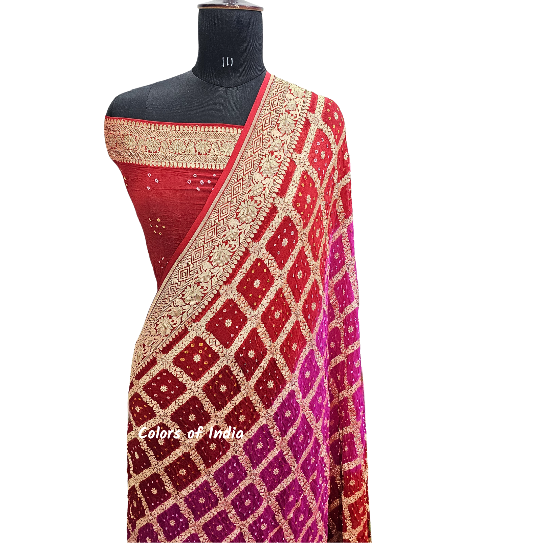 Pure Khaddi Georgette Banarasi Saree