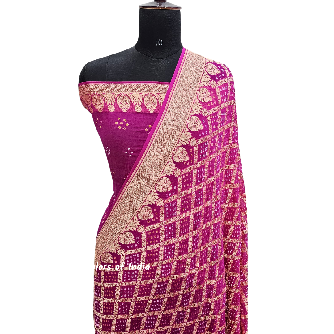 Pure Khaddi Georgette Banarasi Saree