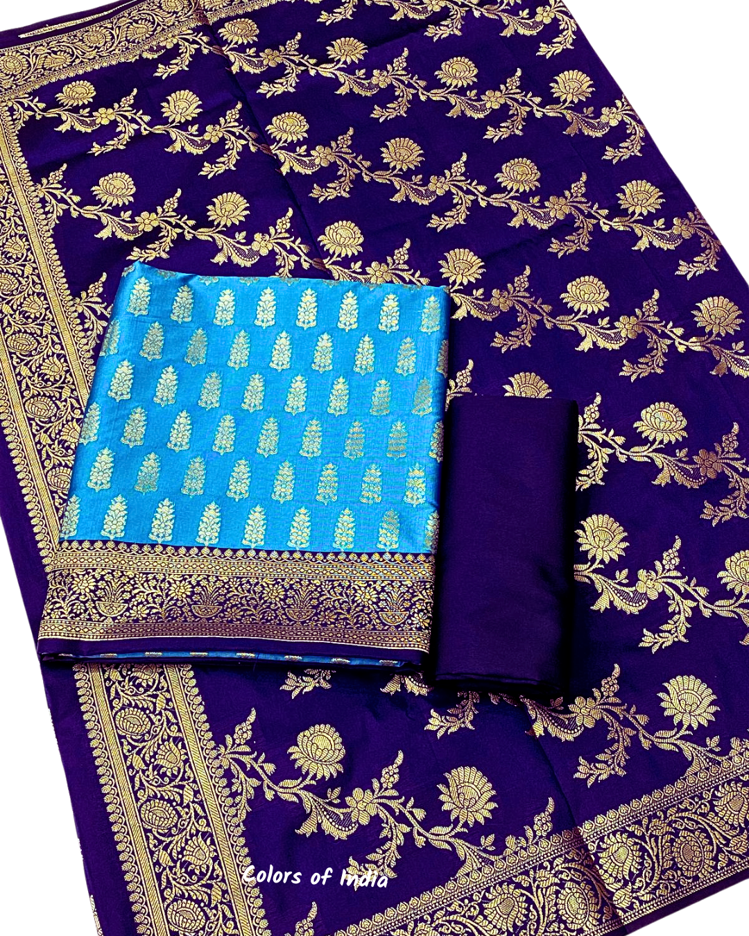 Elegant Wedding Salwar Suit with Bridal Dupatta | Unstitched Suit for Brides & Festive Celebrations