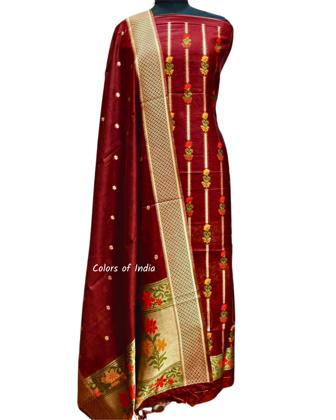 Banarasi Cotton Salwar Kameez for Women , Summer Salwar Suits