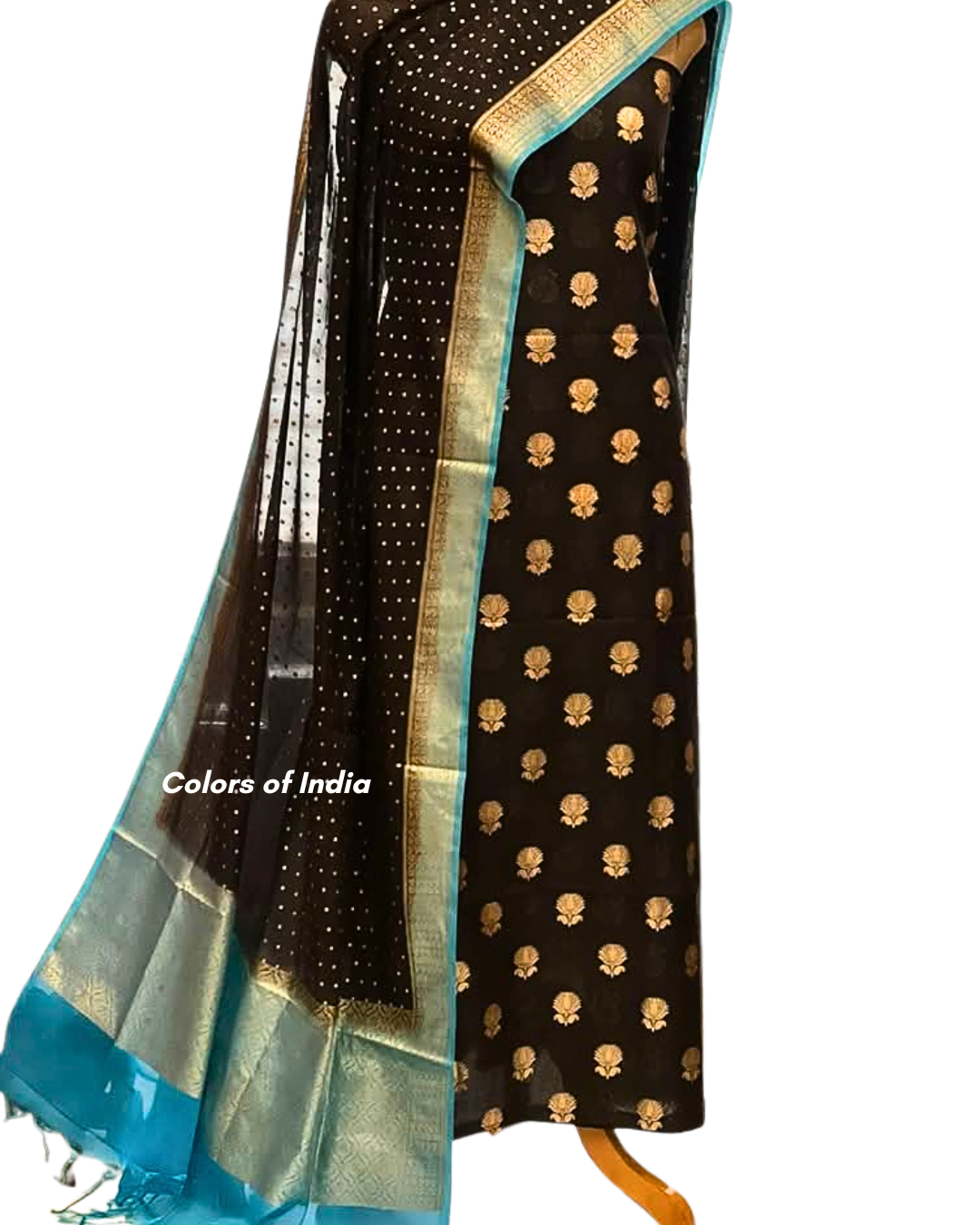Black Party Wear Punjabi Suit / Black Salwar Suit Women / Party & Festive Wear Suit