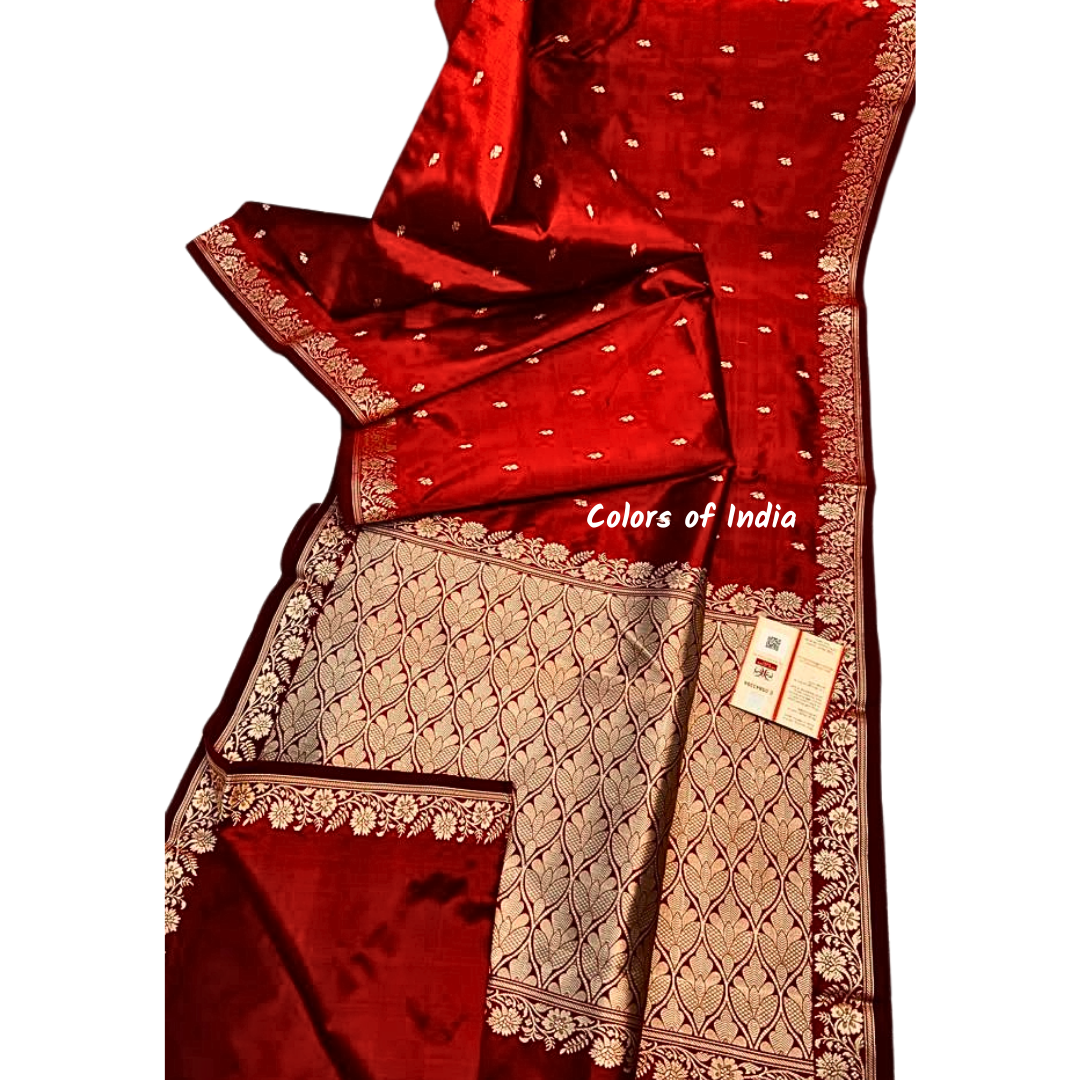 Banarasi Katan 100% Pure Silk Saree