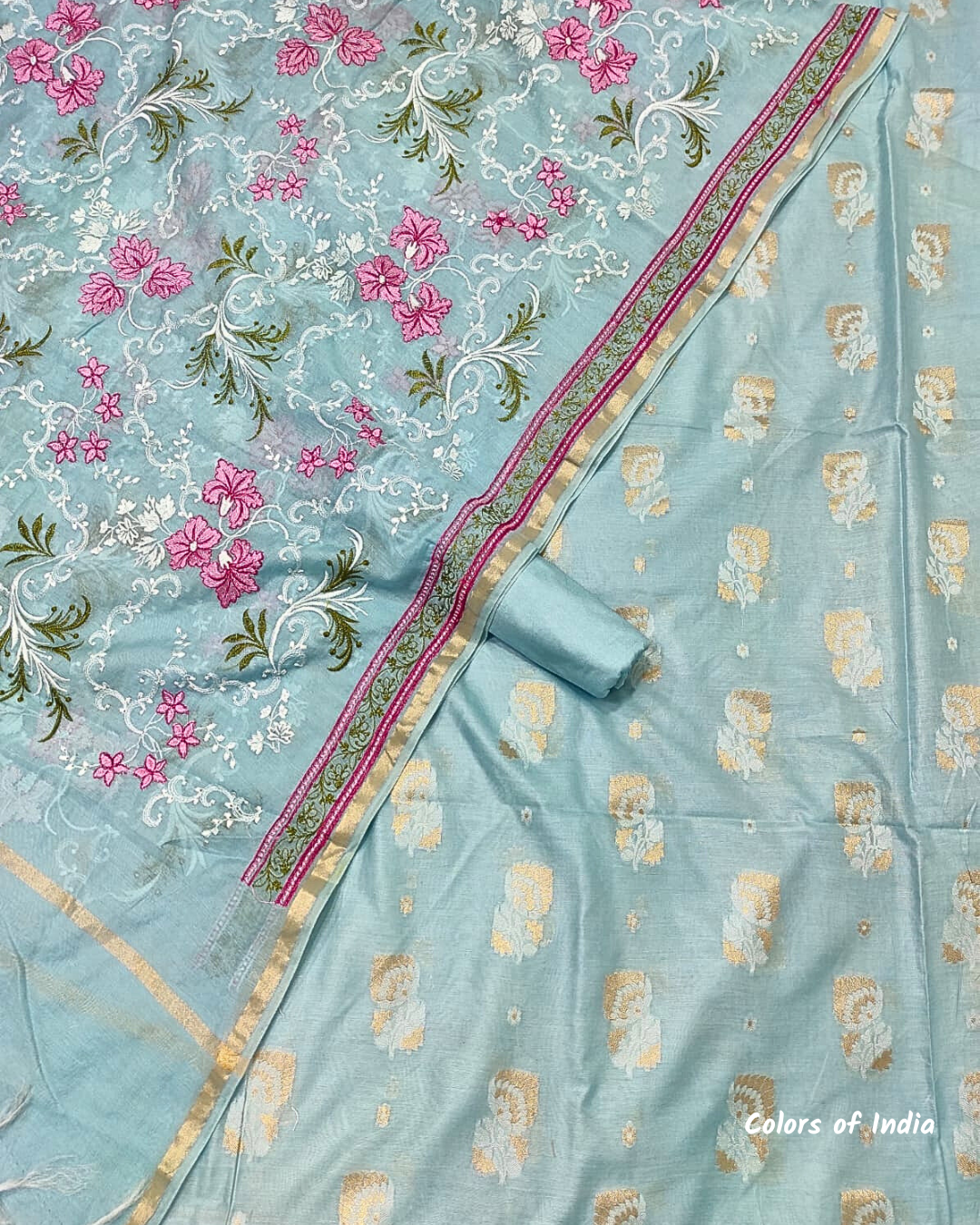 Summer Party Salwar Suit with Embroidered Dupatta | Stylish Summer Ethnic Wear