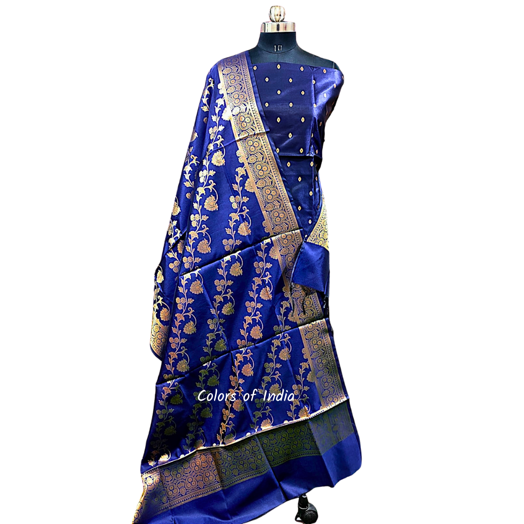 Salwar Kameez Wedding , Silk Salwar Kameez , Silk Suit , Unstitched suits