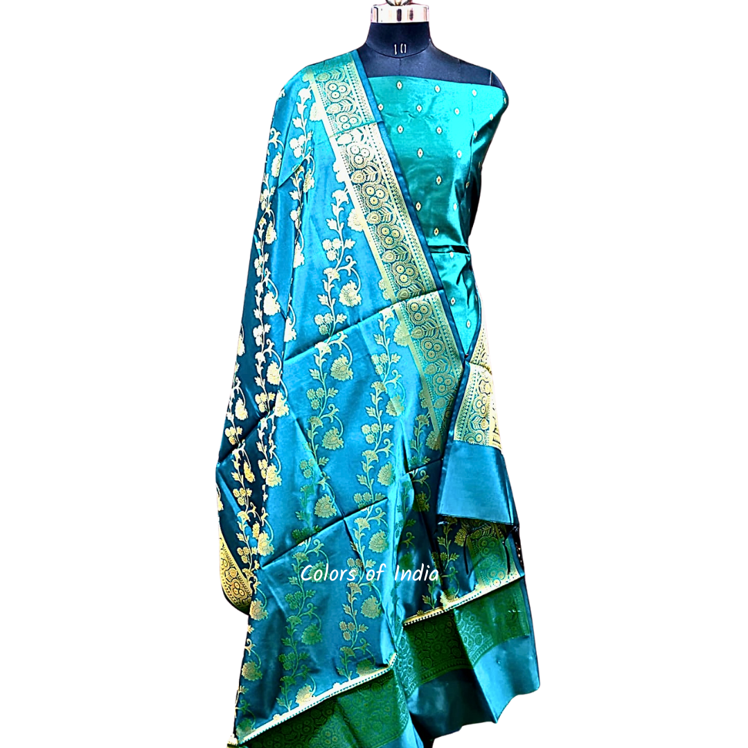Salwar Kameez Wedding , Silk Salwar Kameez , Silk Suit , Unstitched suits
