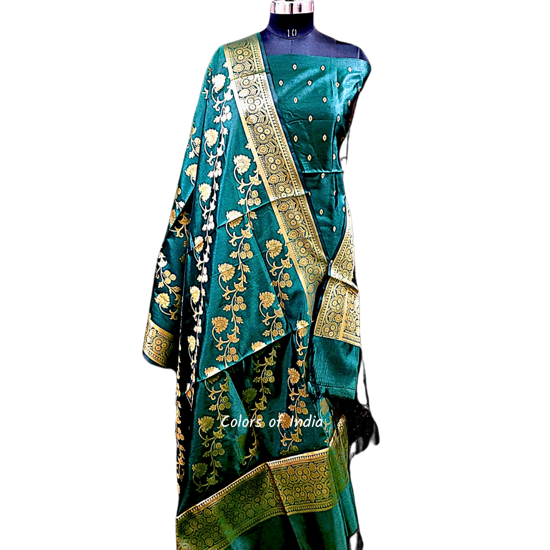 Salwar Kameez Wedding , Silk Salwar Kameez , Silk Suit , Unstitched suits
