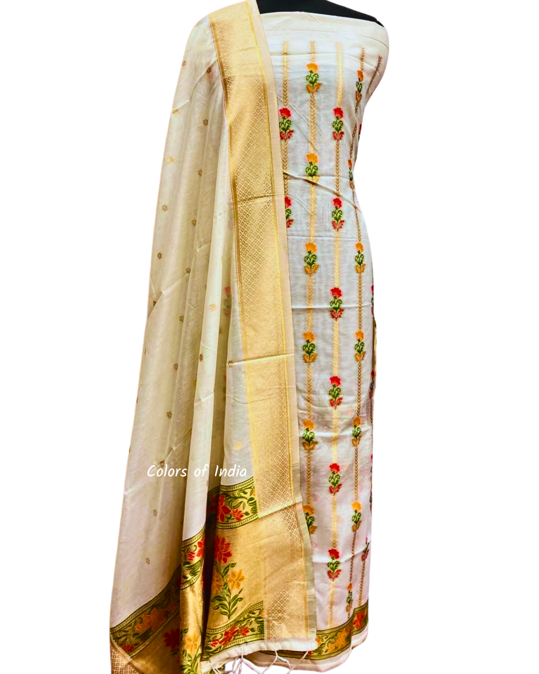 Banarasi Jamdani Salwar Kameez for Women | Summer Salwar Suits