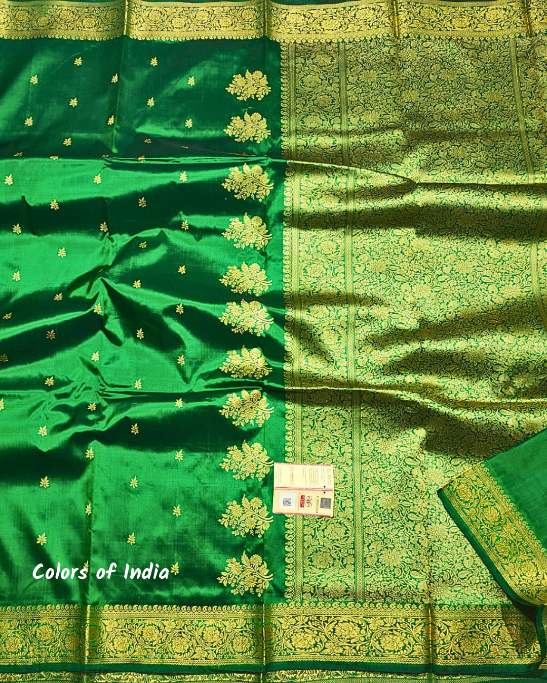 Banarasi 100 % Pure Silk Saree with blouse piece