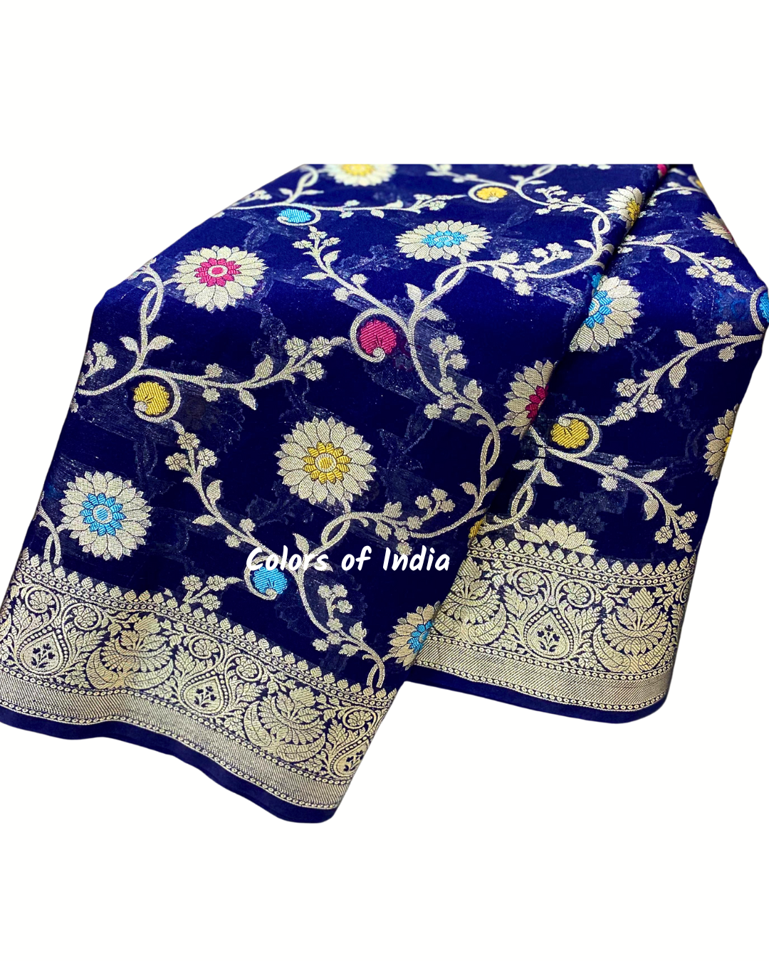 Banarasi Semi Georgette Party Wear Saree