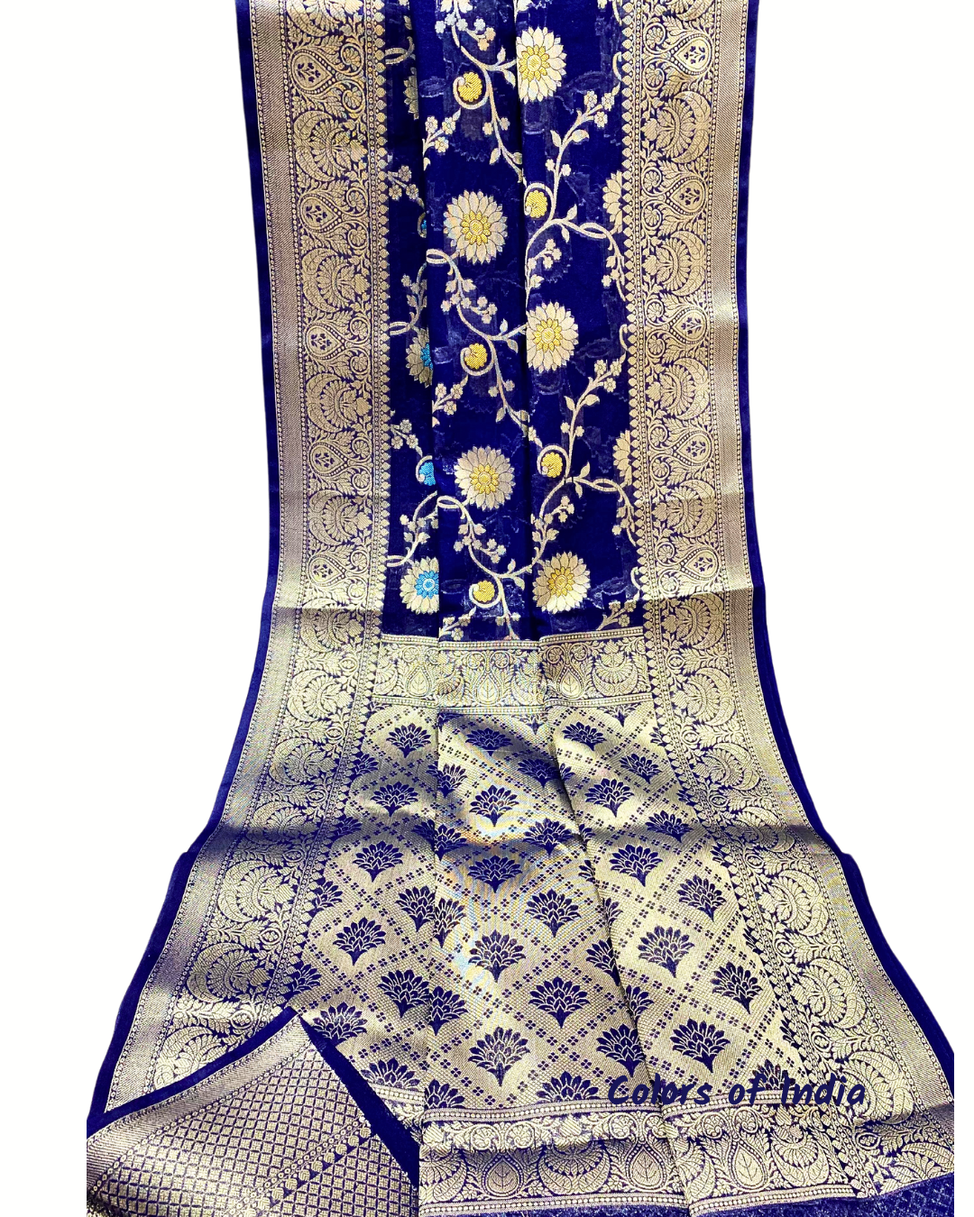 Banarasi Semi Georgette Party Wear Saree