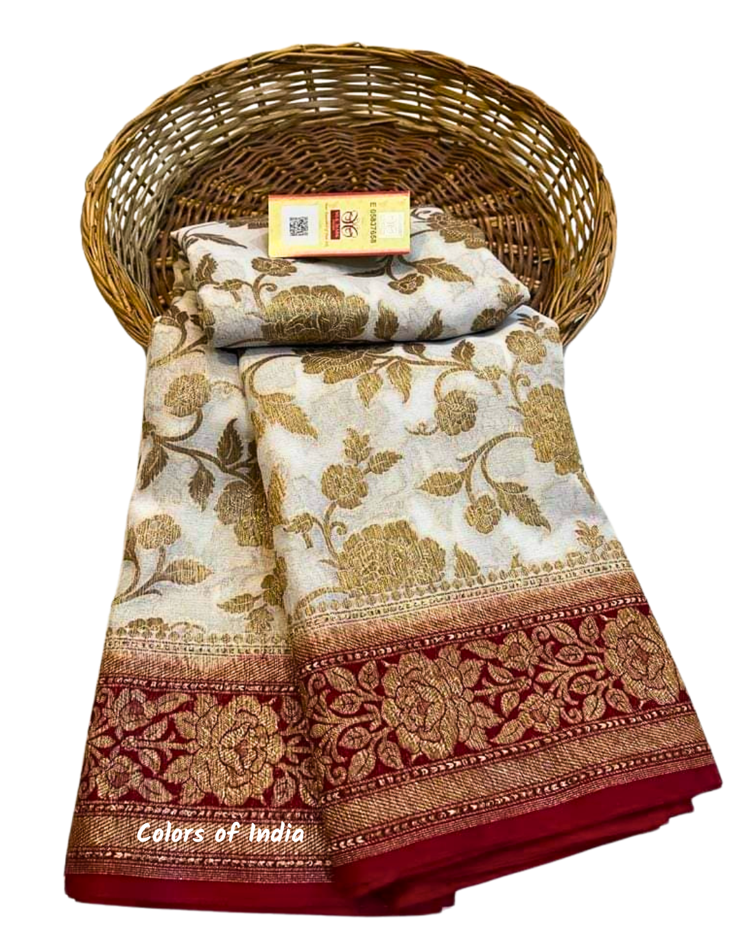 Banarasi Semi Georgette Wedding Saree