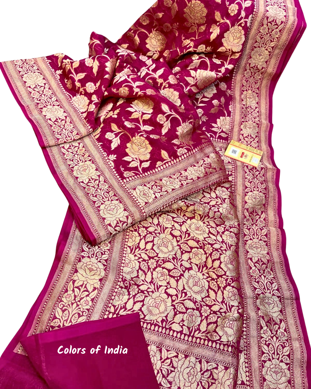 Banarasi Semi Georgette Wedding Saree