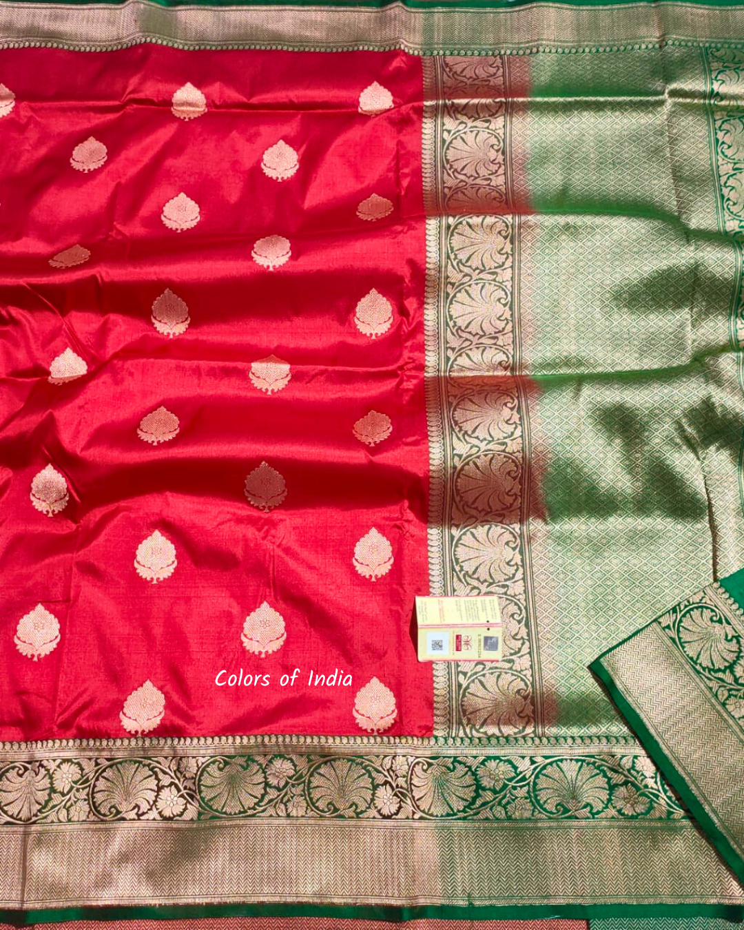 Pure banarasi silk wedding saree , Handcrafted for Special Occasions