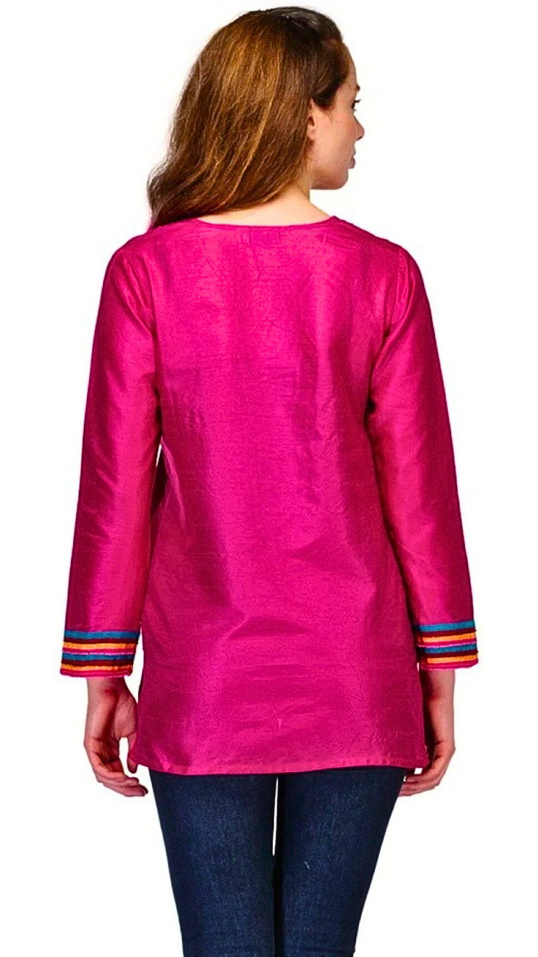 Vibrant pink indian kurti for women | Indian party wear for women | Festive outfit