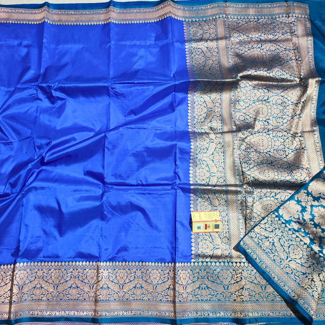 Pure Banarasi Silk Saree for Wedding | Handwoven Bridal Saree | Indian Traditional Saree SILK MARK CERTIFIED