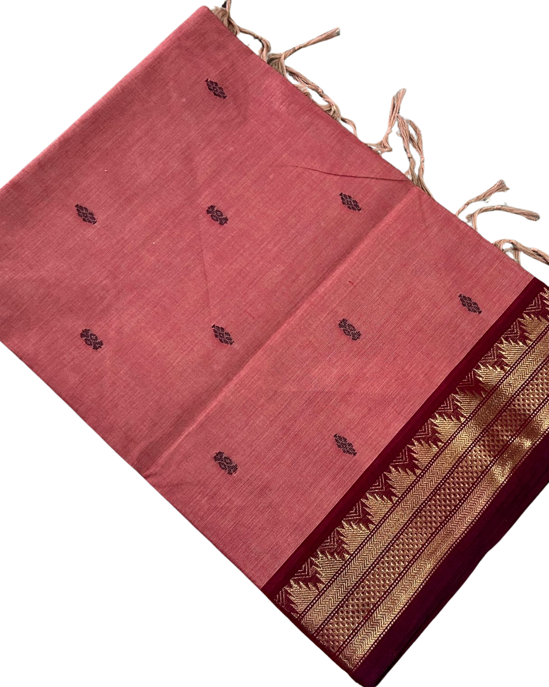 Authentic Kanchi Handloom Cotton Saree | Daily Wear & Festive Wear