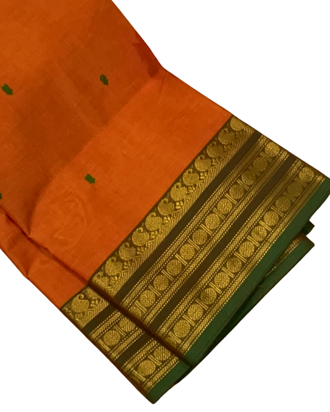 Traditional Kanchi Cotton Saree | Summer-Friendly Saree with Matching Blouse