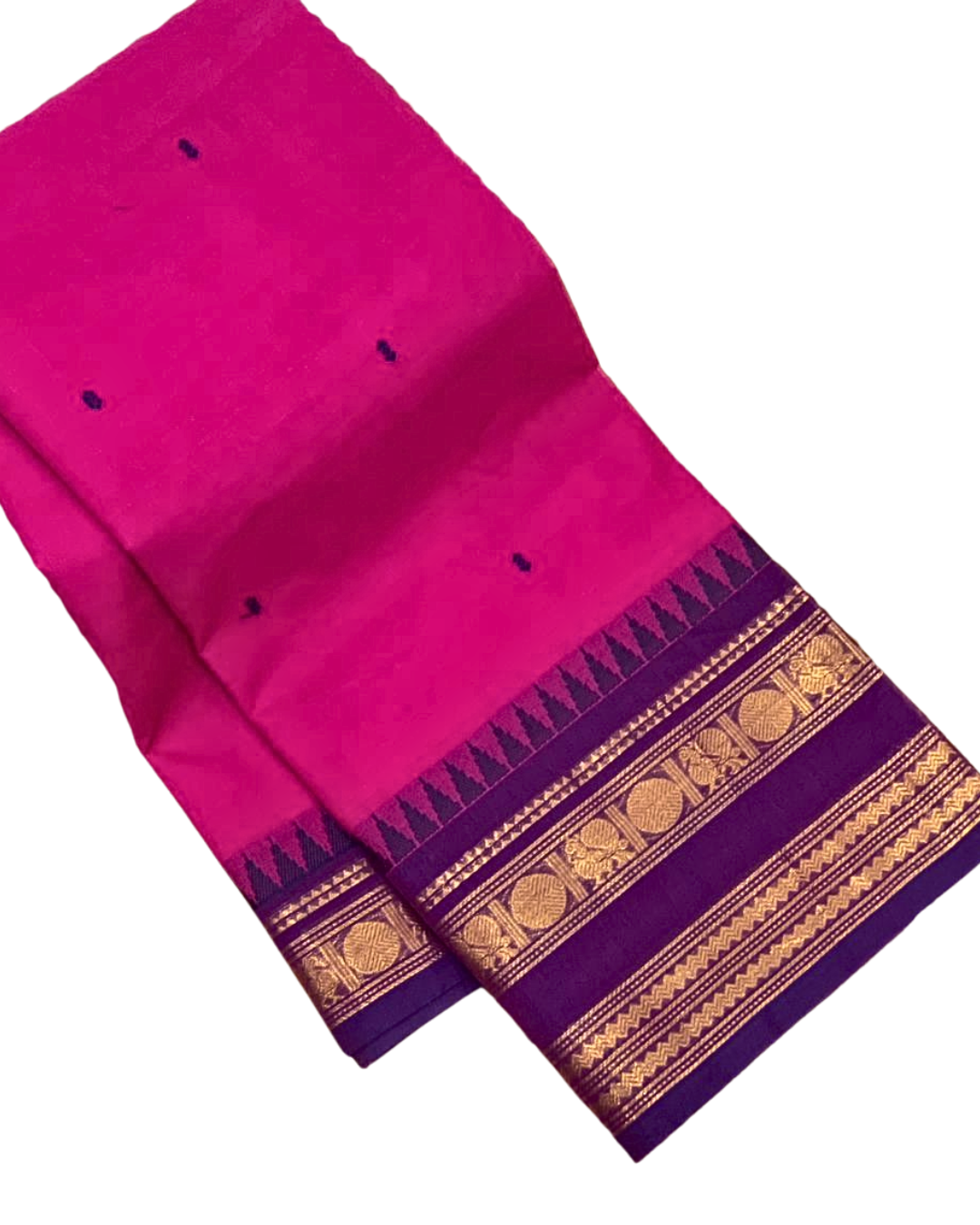 Traditional Kanchi Cotton Saree | Handwoven & Soft Cotton