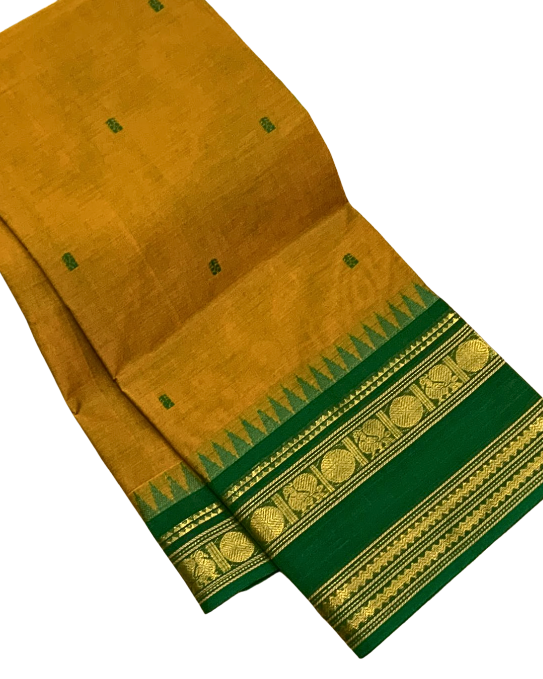 Traditional Kanchi Cotton Saree | Handwoven & Soft Cotton