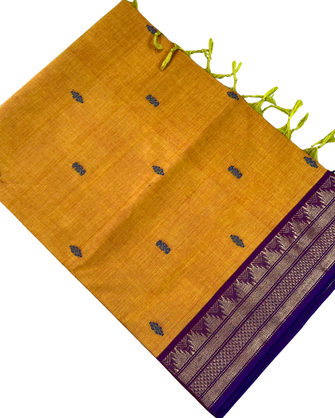 Authentic Kanchi Handloom Cotton Saree | Daily Wear & Festive Wear