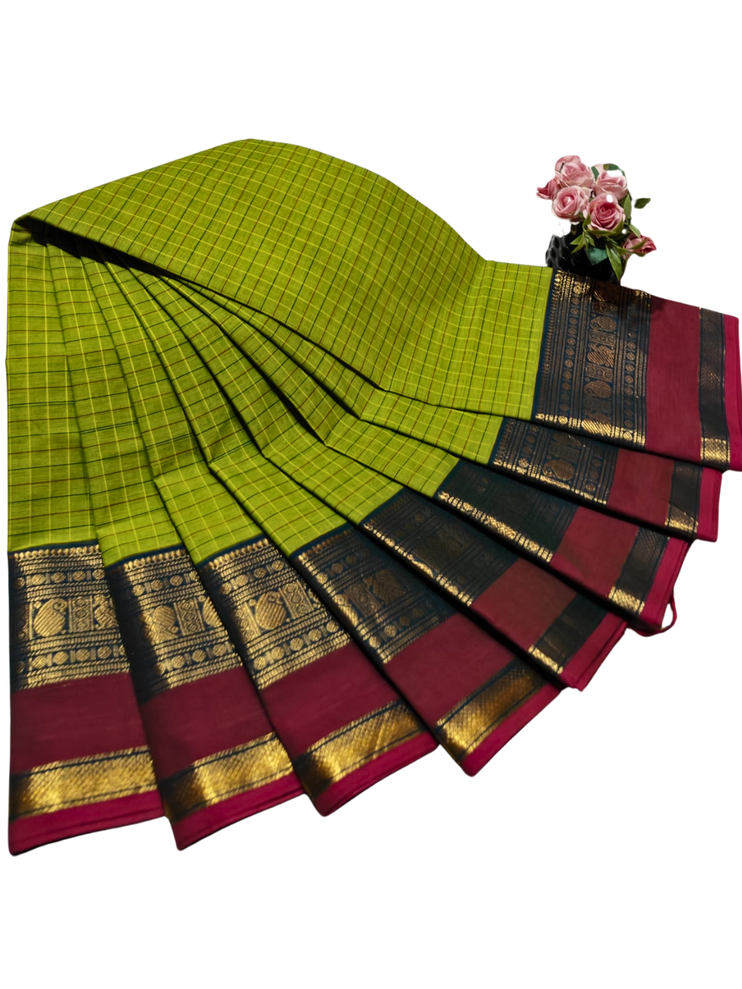 Soft Cotton Sarees | Pure Handloom Cotton Sarees for Women | Summer Festive Saree with Blouse