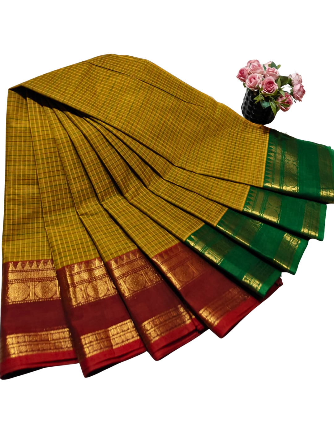 Soft Cotton Sarees | Pure Handloom Cotton Sarees for Women | Summer Festive Saree with Blouse