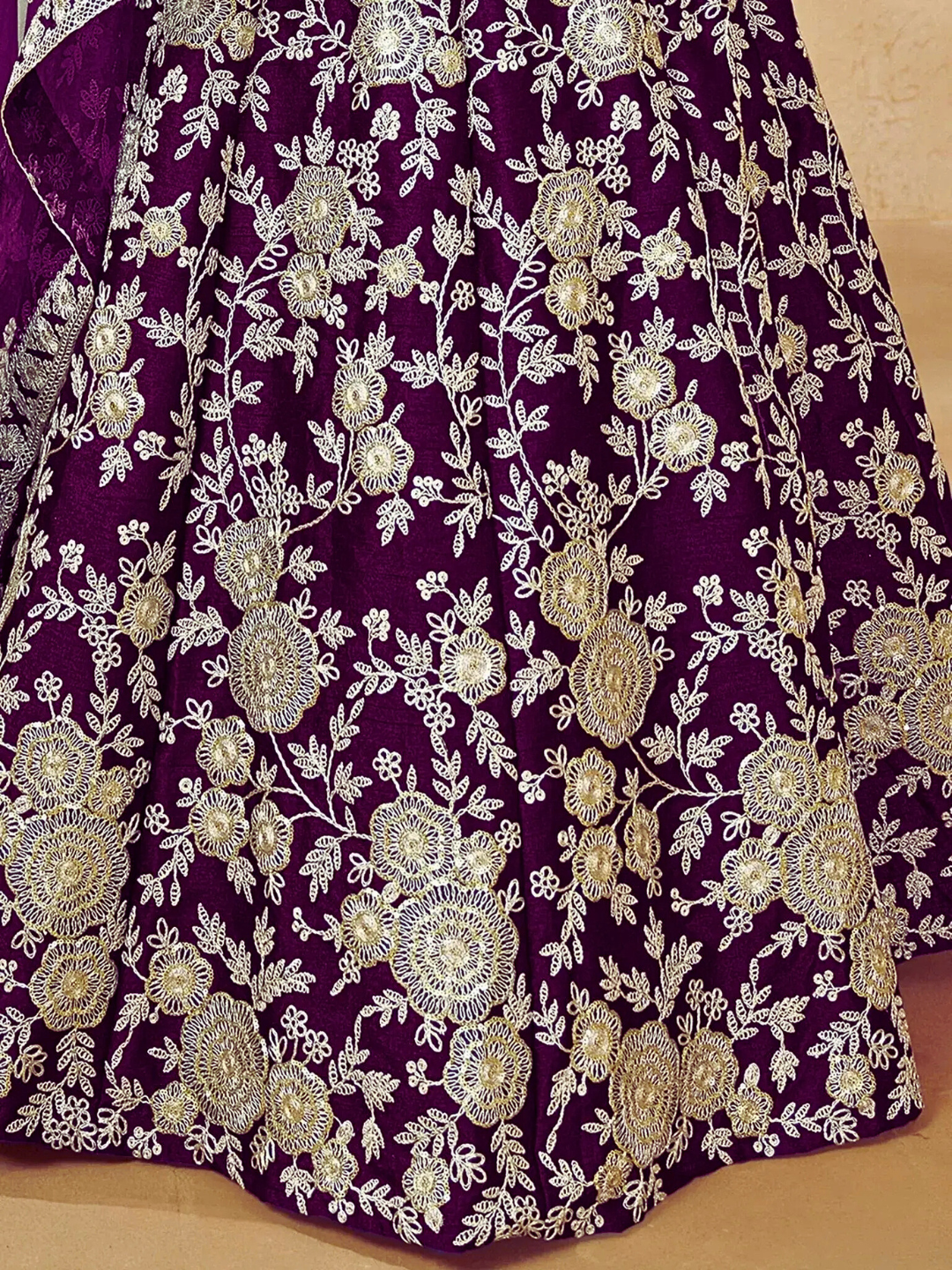Purple Classic Indian Lehenga Choli – Perfect Attire for Weddings & Special Events