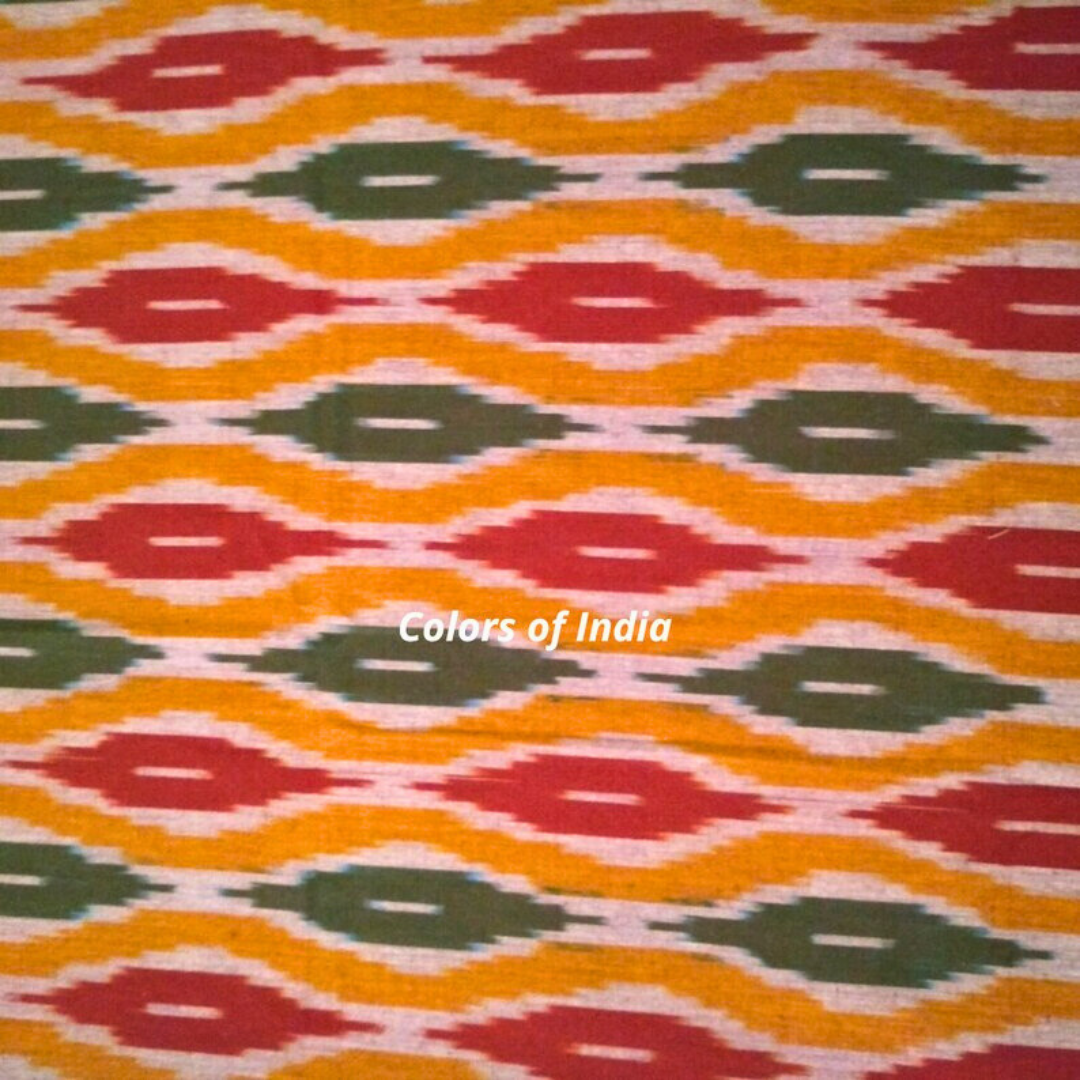 Handmade Ikat Cotton Bedspread Queen Size | 100% Cotton Handloom Bedding