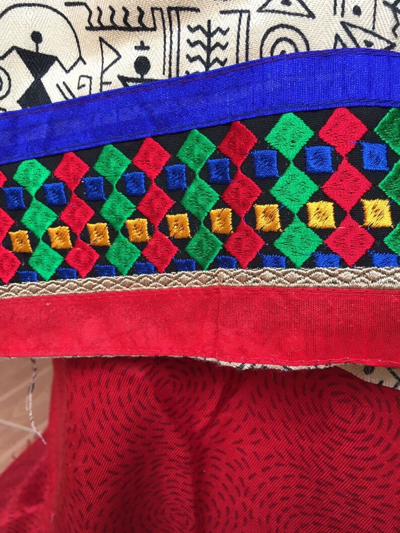 Red Viscose blend salwar suit dupatta set