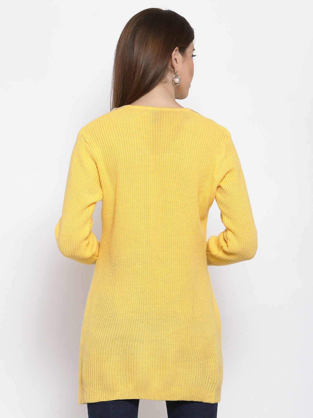 Yellow sweater for women