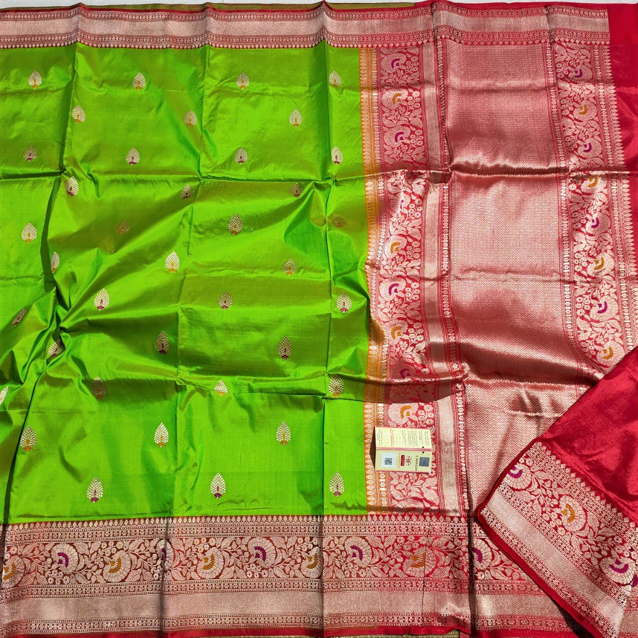 Banarasi Silk saree with blouse , Pure silk Saree , Handloom silk saree , Silk Mark Certified , FREE DELIVERY