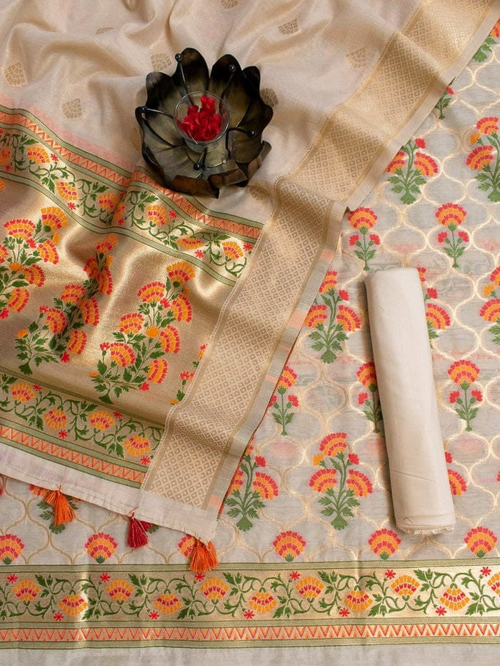 Party Wear Unstitched Salwar Suits / Dress Material