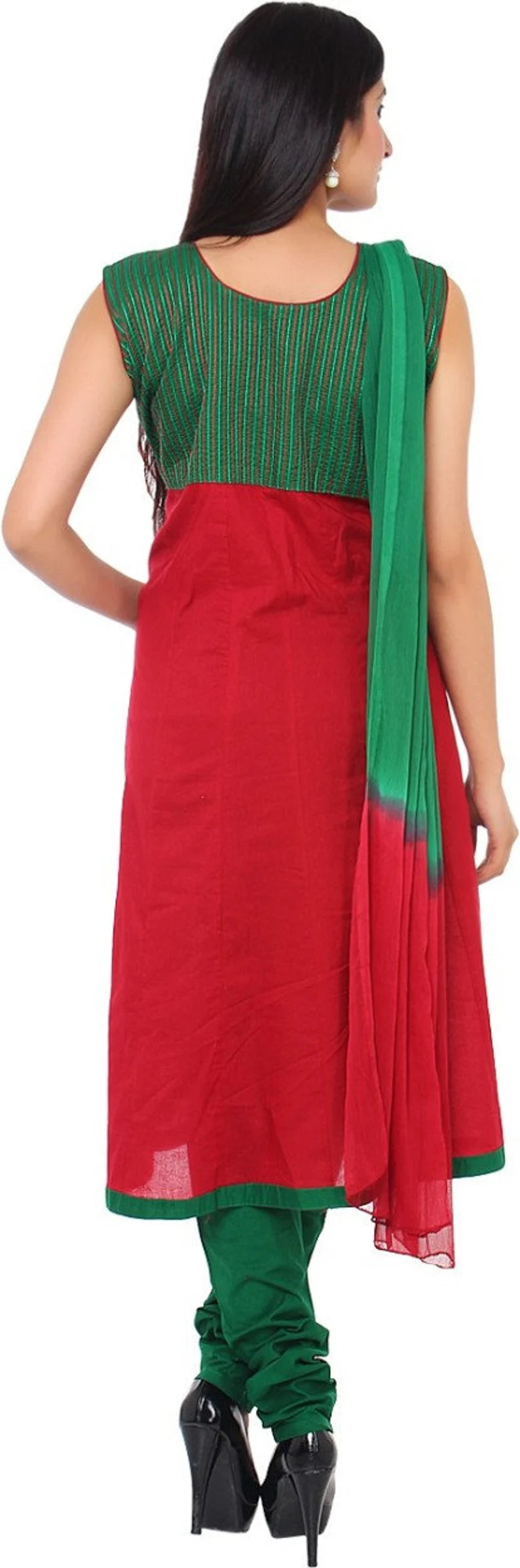 Red Salwar Suit Readymade , Salwar Kameez Party Wear , Red Salwar Suit , Indian Suits for Women Readymade, Chest - 40 Inches