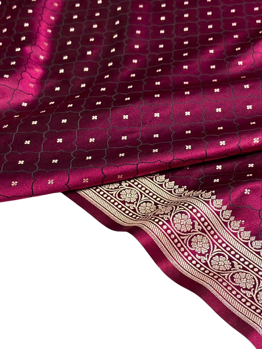 Pure Mashru Silk Saree for Weddings & Festivals