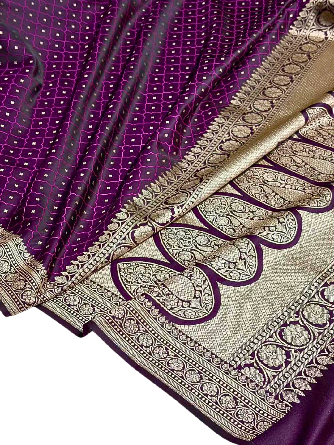 Pure Mashru Silk Saree for Weddings & Festivals