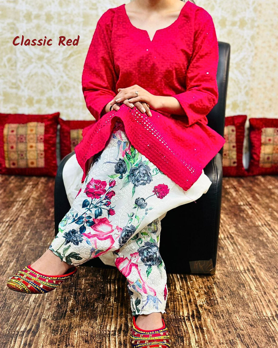 Women’s Cotton Kurta and Salwar Set |  Stitched Salwar Suit |  Summer Ready Ethnic Wear