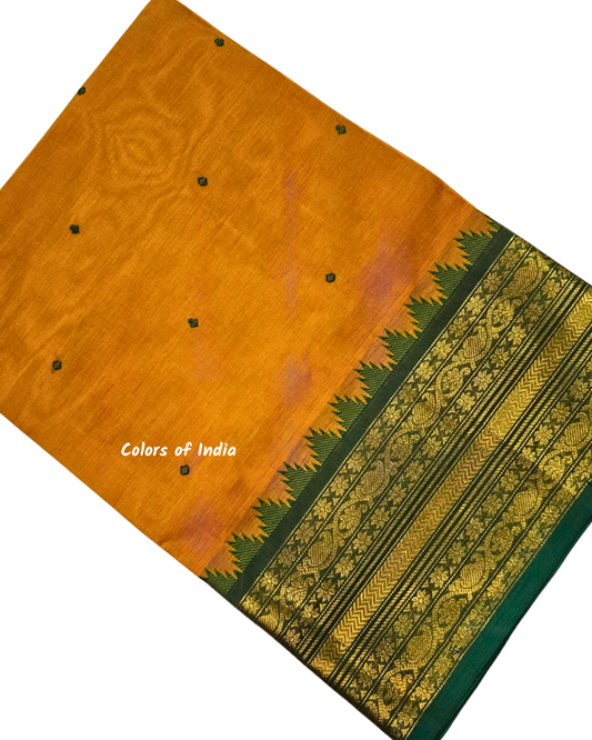 Handloom Pure cotton kanchi saree , Lightweight and Versatile   | FREE DELIVERY