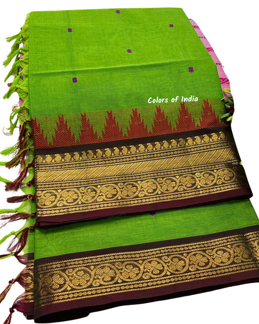 Kanchipuram Cotton Saree