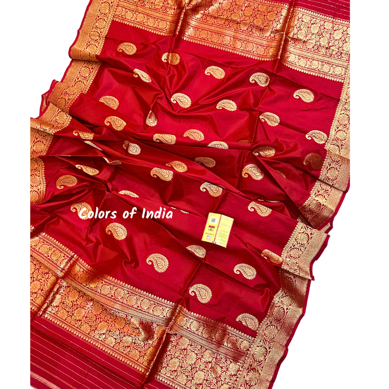 100 % Pure Silk Banarasi  Dupatta  , FREE  DELIVERY