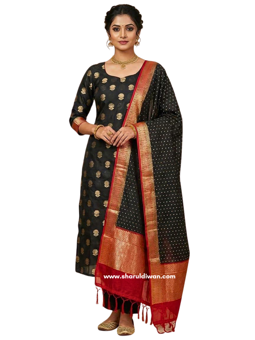 Black Party Wear Punjabi Suit , Black Salwar Suit Women , Party & Festive Wear Suit