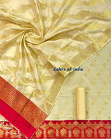 Banarasi  silk festive dress material  , FREE  DELIVERY