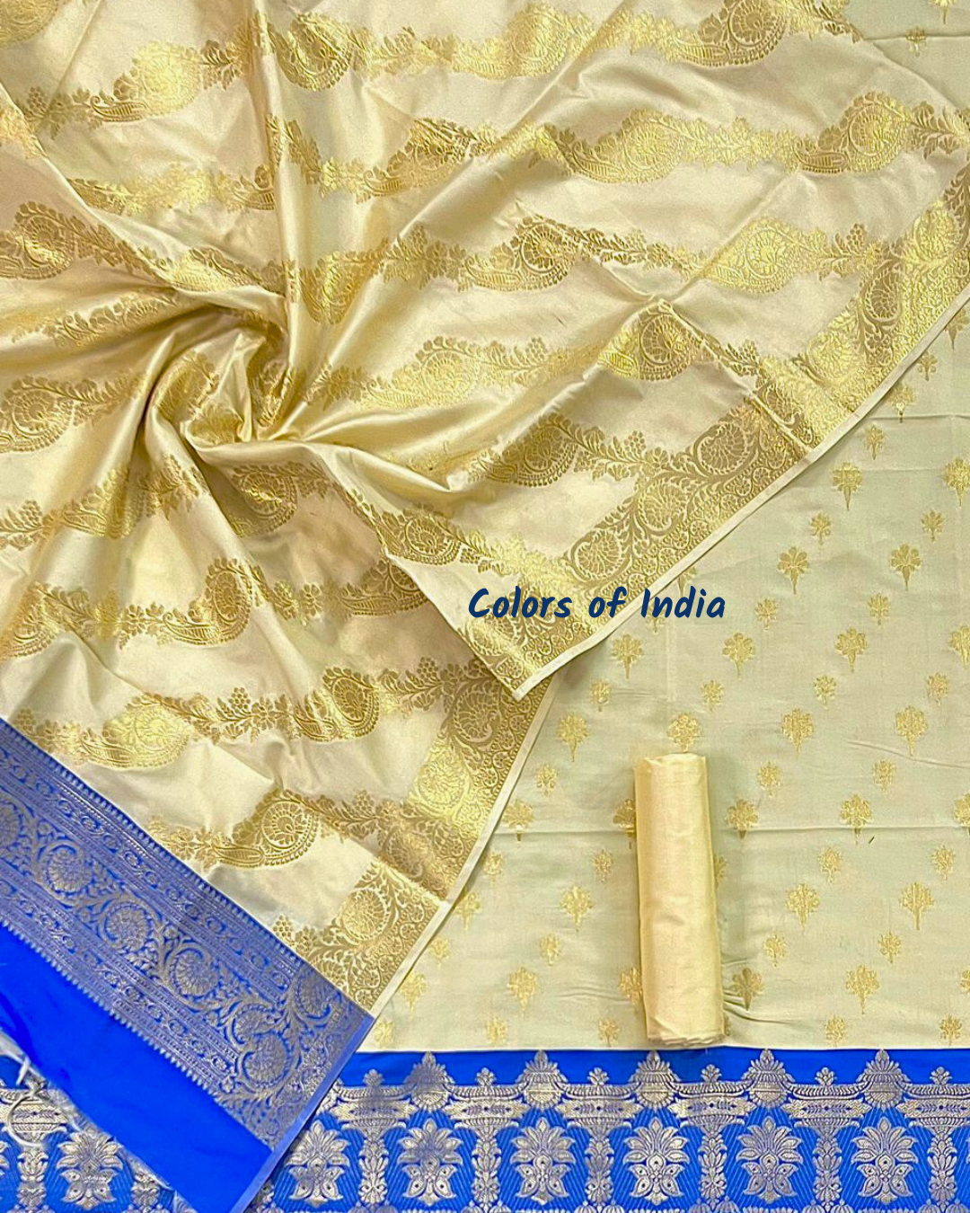 Banarasi  silk festive dress material  , FREE  DELIVERY