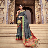 Designer   Saree  with blouse piece  ,  FREE DELIVERY